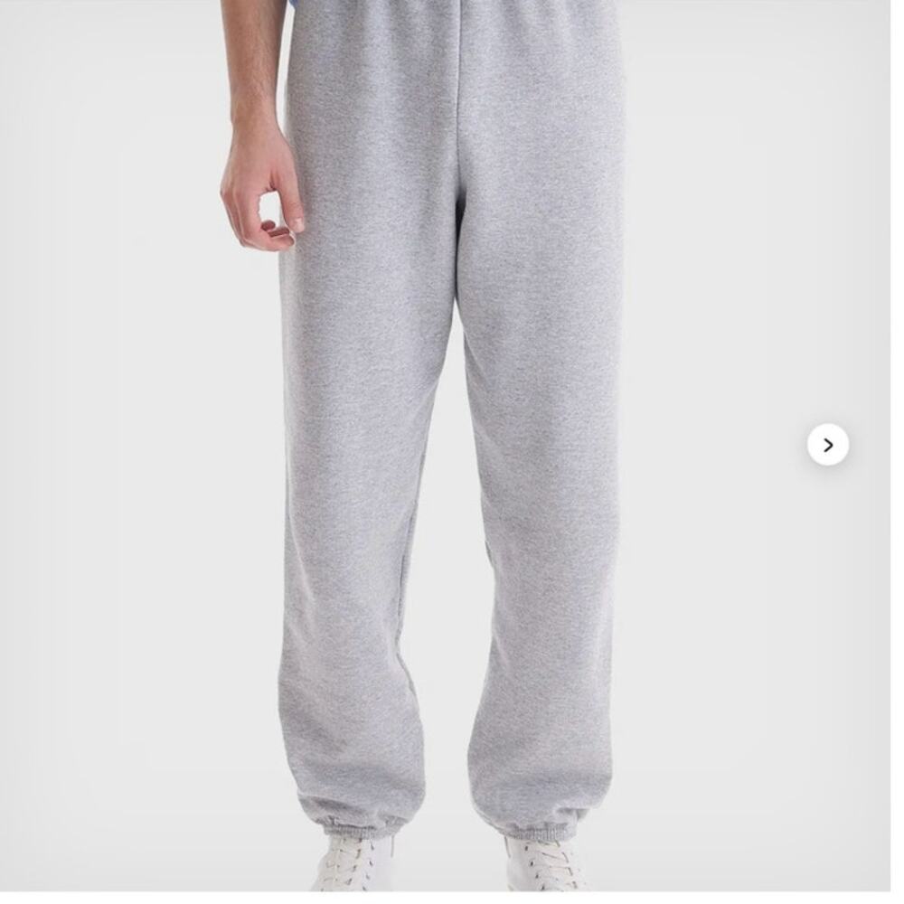 Hanes Fleece Sweatpants with Pockets EcoSmart Gray Men's Size L New